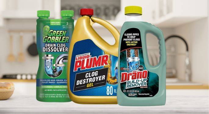 CLR Clear Pipes & Drain  Cleans Plumbing by Dissolving Clogs in Sinks,  Showers & Toilets