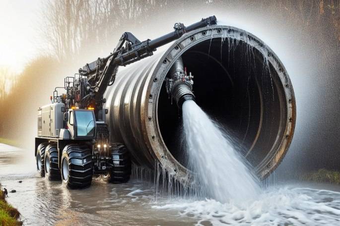 emergency drain cleaning with hydro jetting