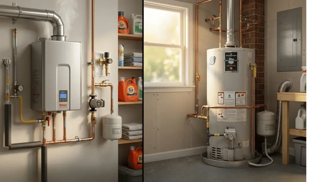 Tankless Water vs Traditional Water Heater